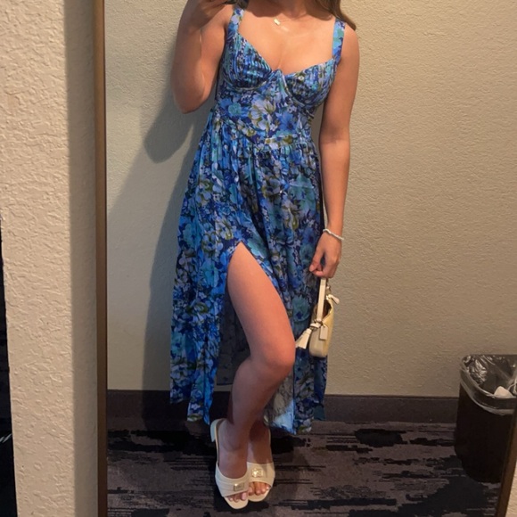 for love and lemons astor midi dress Lemons Boutique Blue Dress With Lemons For Love Lemons Astor Midi Dress In  Blue| FashionPass